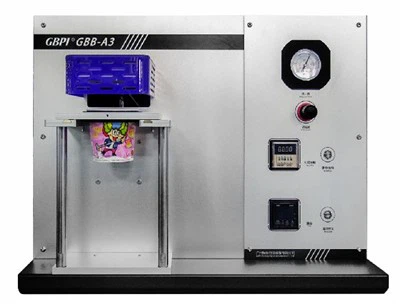 Testador de vedação térmica de filme de tampa